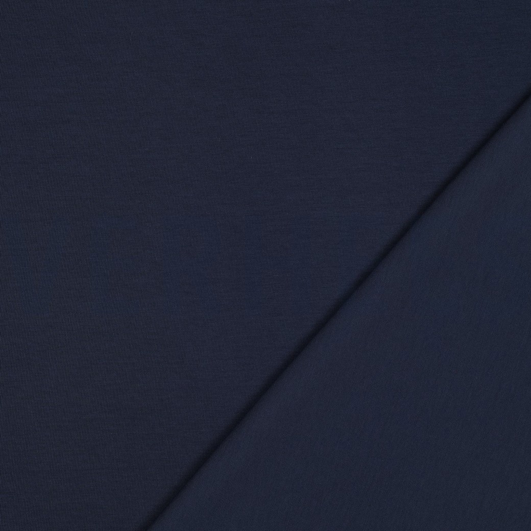 COTTON INTERLOCK JERSEY NAVY #7