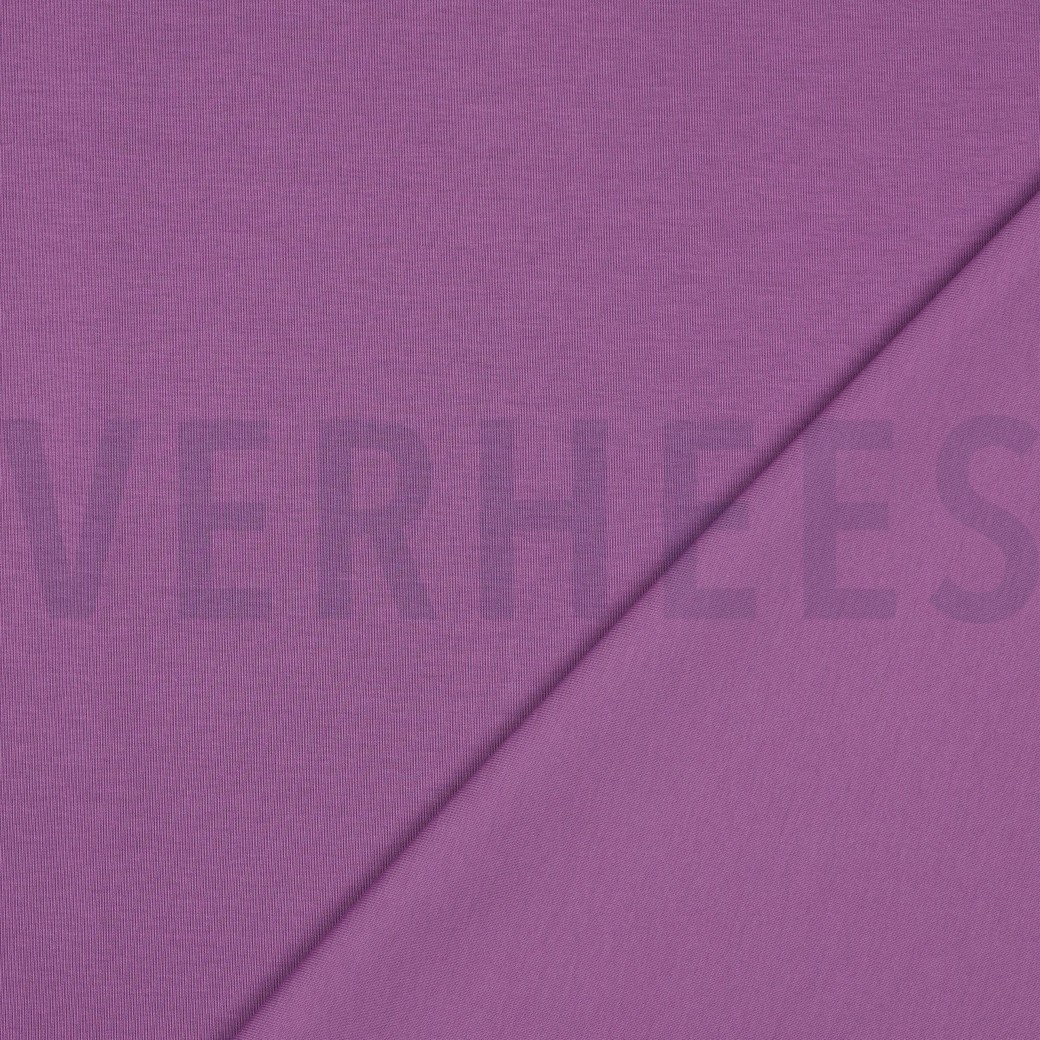 BAUMWOLLE INTERLOCK JERSEY VIOLETT #7