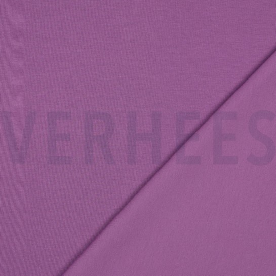 BAUMWOLLE INTERLOCK JERSEY VIOLETT #7