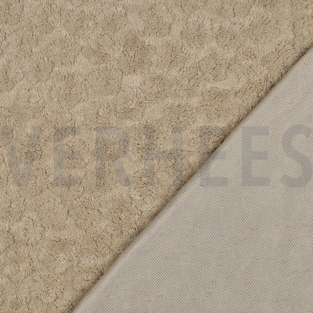 FLEECE JACQUARD BLUMEN ECRU #7