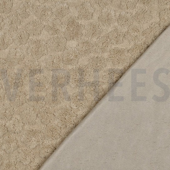 FLEECE JACQUARD BLUMEN ECRU #7