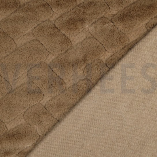 FAUSSE FOURRURE ABSTRAITE SABLE #7