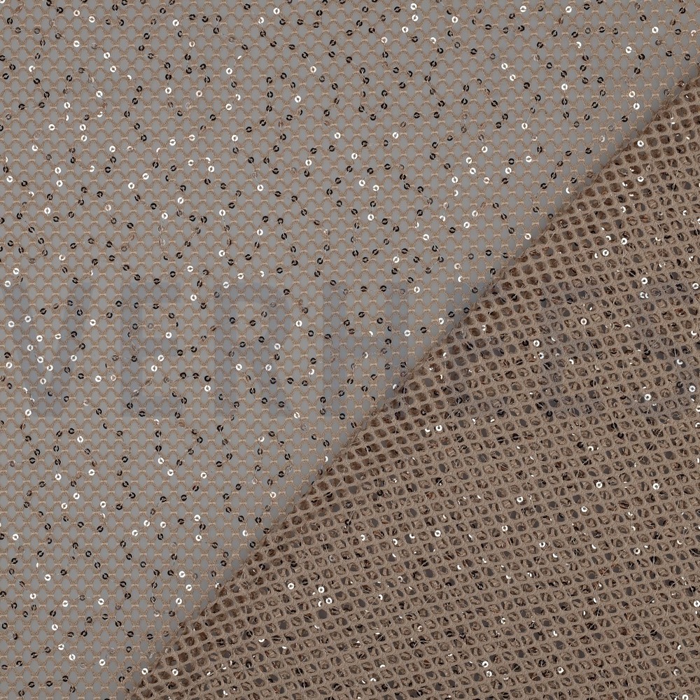 CROCHET SEQUINS BRONZE #7