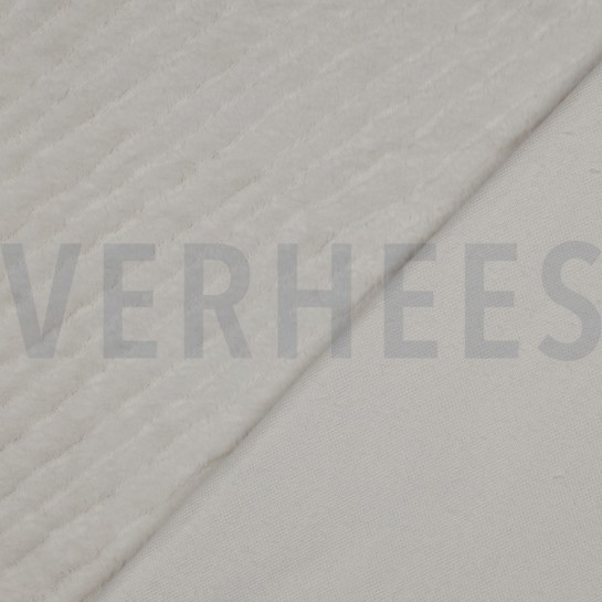 FAUSSE FOURRURE RAYURES ÉCRU #7