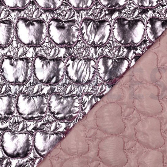 STEPPSTOFF FOLIE ÄPFEL ROSA #7