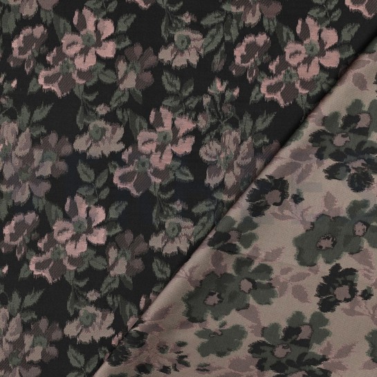 JACQUARD BLUMEN ALTROSA #7