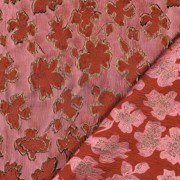 JACQUARD FLEURS ROSE (thumbnail) #4
