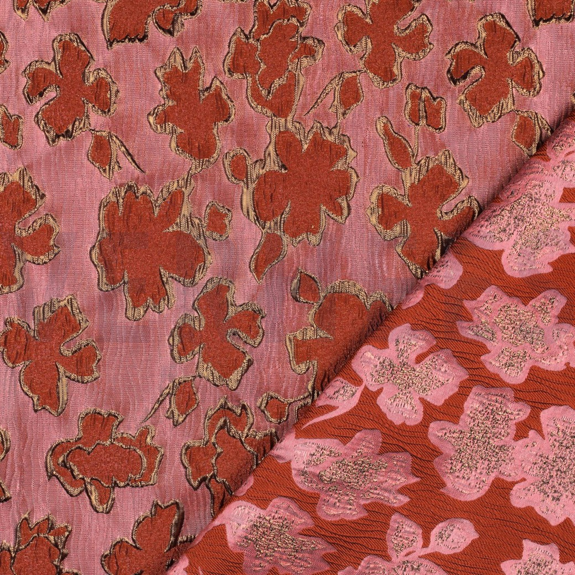 JACQUARD FLEURS ROSE (high resolution) #4