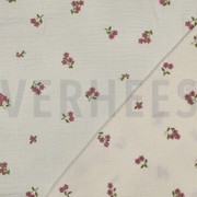 MUSSELIN STICKEREI BLUMEN NATUR (thumbnail) #4