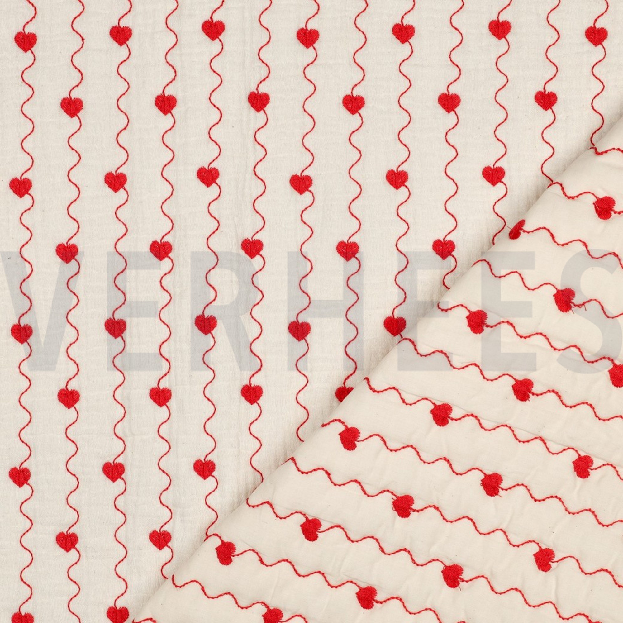 MUSSELIN GESTEPPT HERZEN NATUR (high resolution) #4