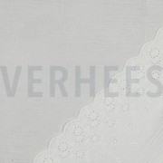 MUSSELIN EINSEITIGER RAND EINSEITIGE BOGENKANTE WEISS (thumbnail) #4