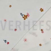 MUSSELIN STICKEREI BLUMEN KAMEL (thumbnail) #4