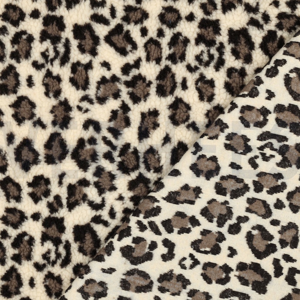 TEDDY JACQUARD TIERHAUT BRAUN #7
