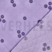 STEPPSTOFF STICKEREI BLUMEN LILA (thumbnail) #4