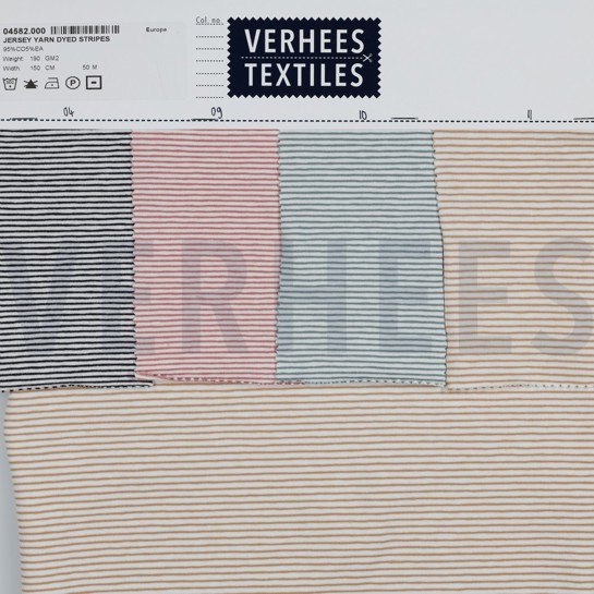 JERSEY YARN DYED STRIPES BLUE SHADOW #7