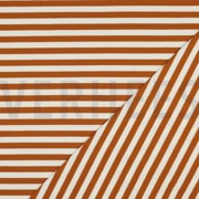 FRENCH TERRY GARENGEVERFD STREPEN LICHTBRUIN/OFFWHITE (thumbnail) #4