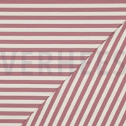 FRENCH TERRY GARNGEFÄRBT STREIFEN DUNKELROSA (thumbnail) #4