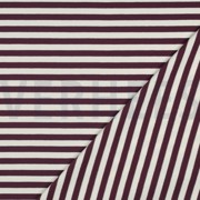 FRENCH TERRY YARN DYED STRIPES AUBERGINE (thumbnail) #4