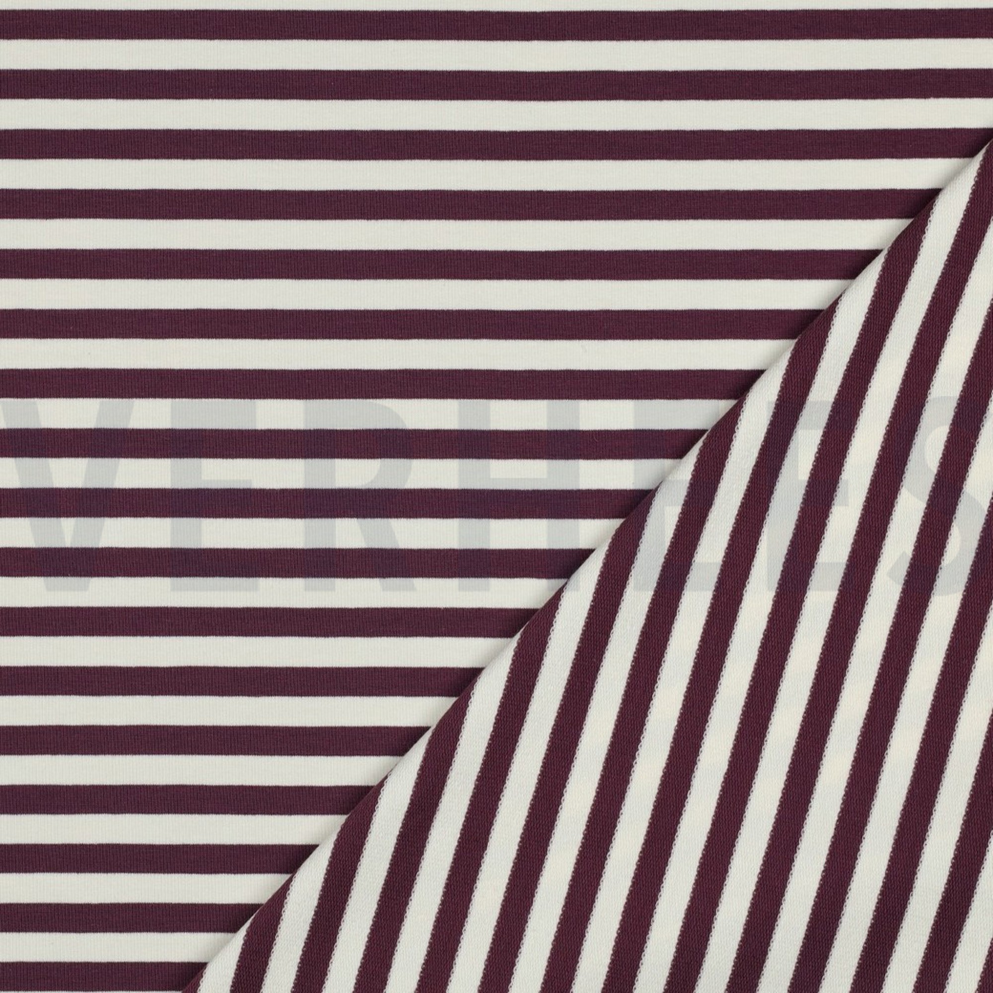 FRENCH TERRY YARN DYED STRIPES AUBERGINE (high resolution) #4