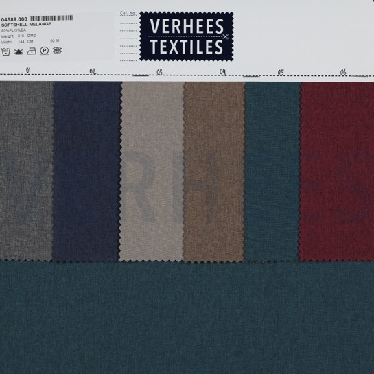 SOFTSHELL MELANGE MARINEBLAU #7