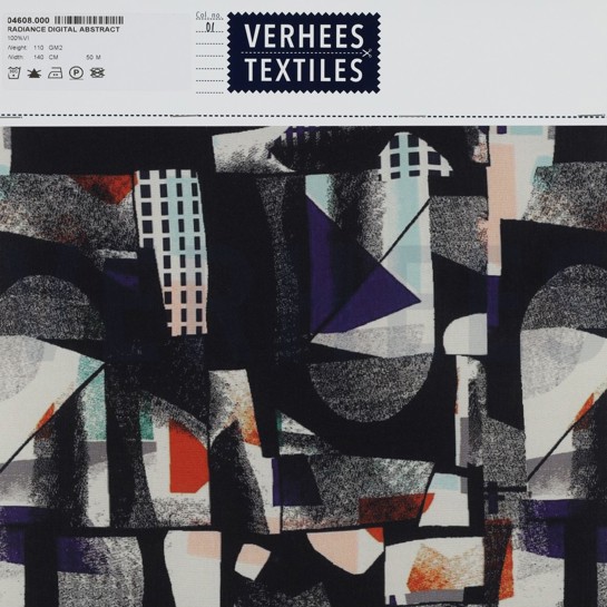 VISCOSE RADIANCE DIGITAAL ABSTRACT MULTI #7