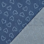 DENIM JACQUARD HERZEN JEANSBLAU (thumbnail) #4