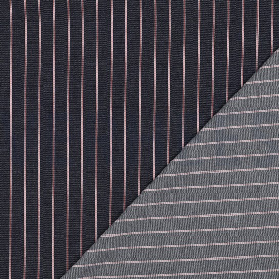 DENIM STREIFEN DUNKELBLAU #7