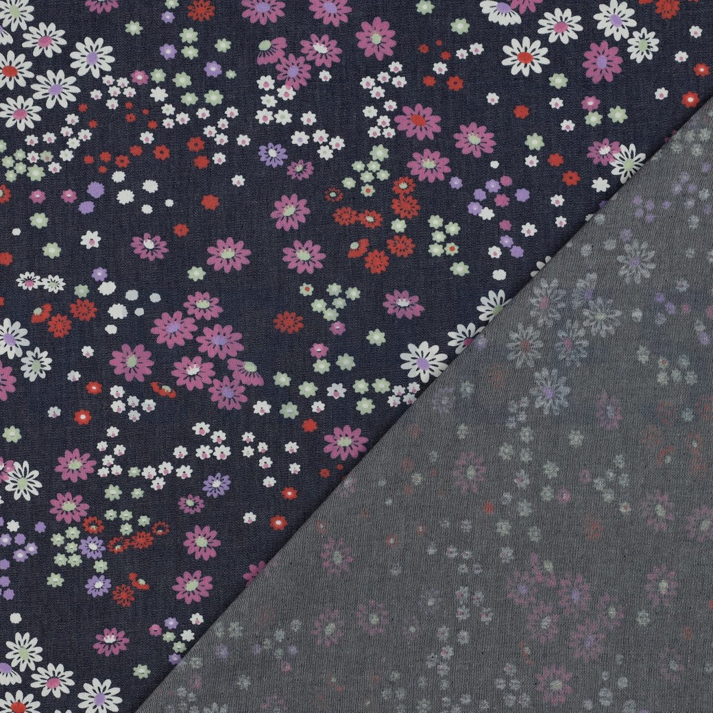 DENIM BLOEMEN JEANSBLAUW #7