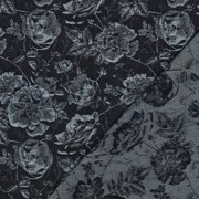 DENIM JACQUARD BLUMEN JEANSBLAU (thumbnail) #4