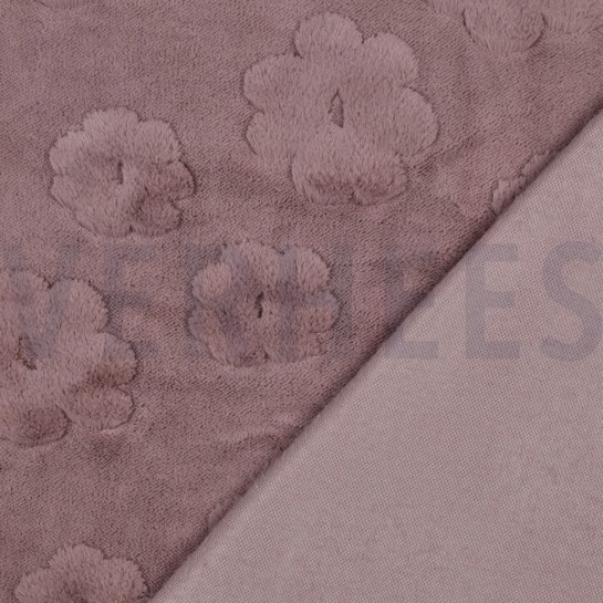 FLEECE BLUMEN MAUVE #7