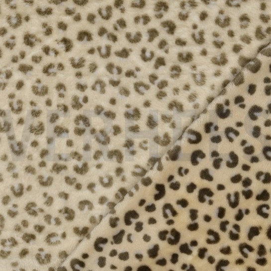 FLEECE BEIDSEITIG TIERHAUT BEIGE #7