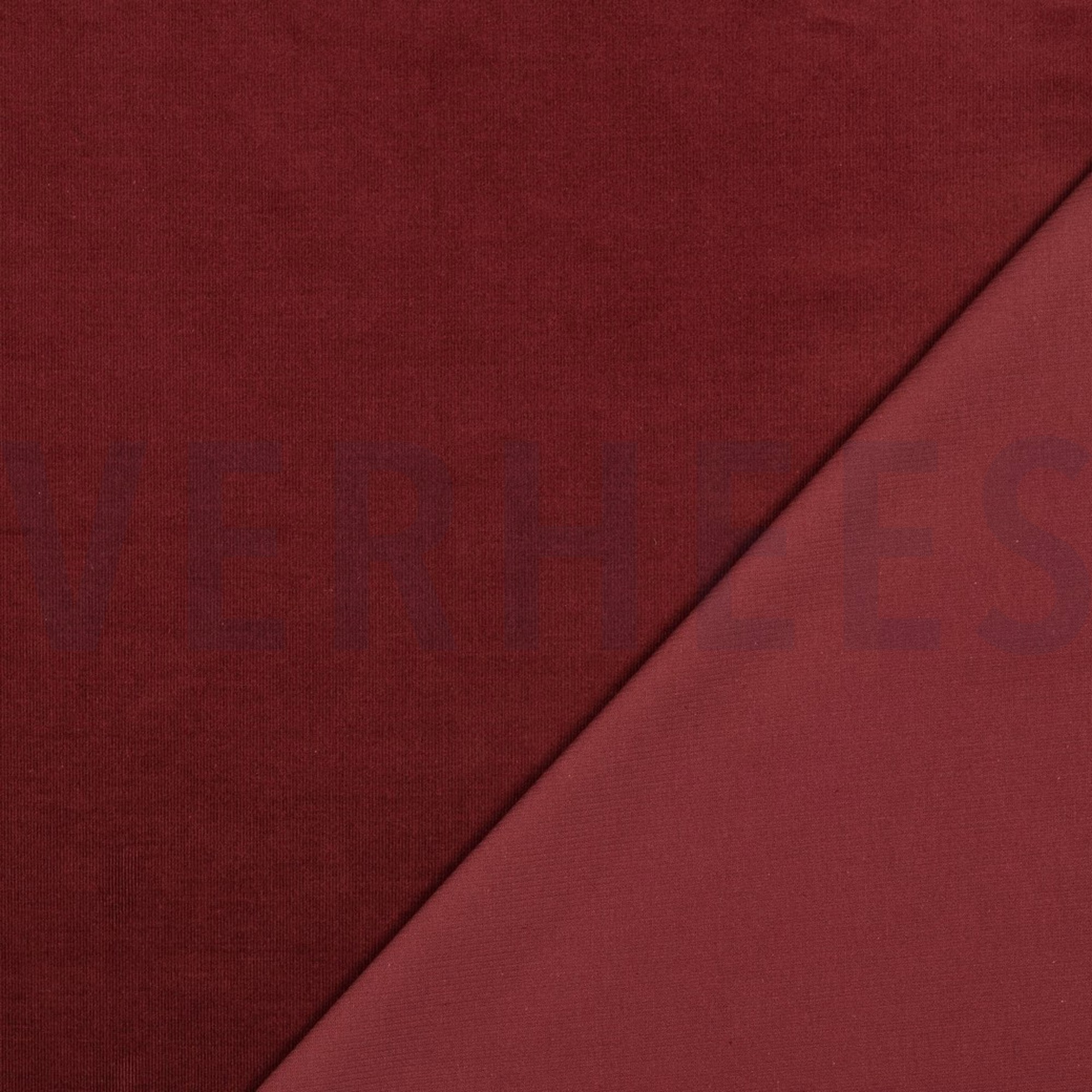 VELOURS MILLERAIES STRETCH 28W BORDEAUX (high resolution) #4