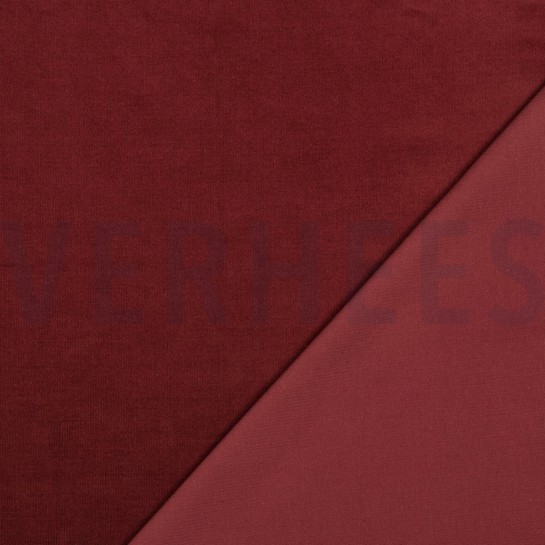 VELOURS MILLERAIES STRETCH 28W BORDEAUX #7