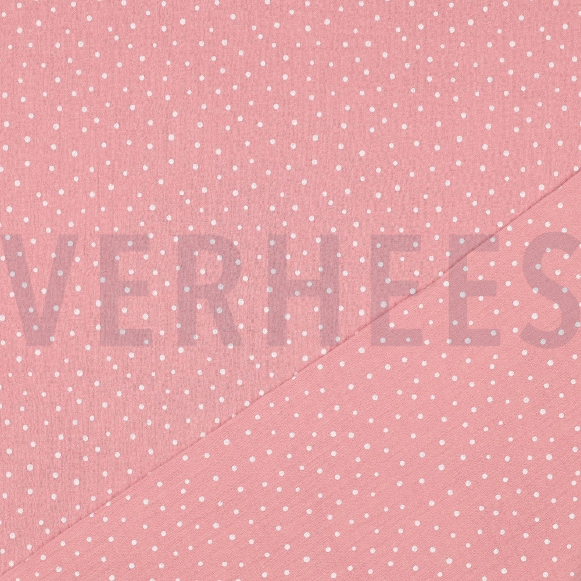 MUSSELIN KLEINE PUNKTE ROSÉ (high resolution) #4