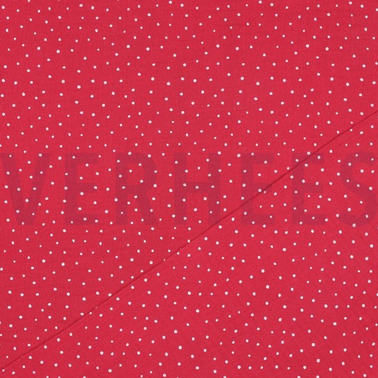 MUSSELIN KLEINE PUNKTE FUCHSIA #7