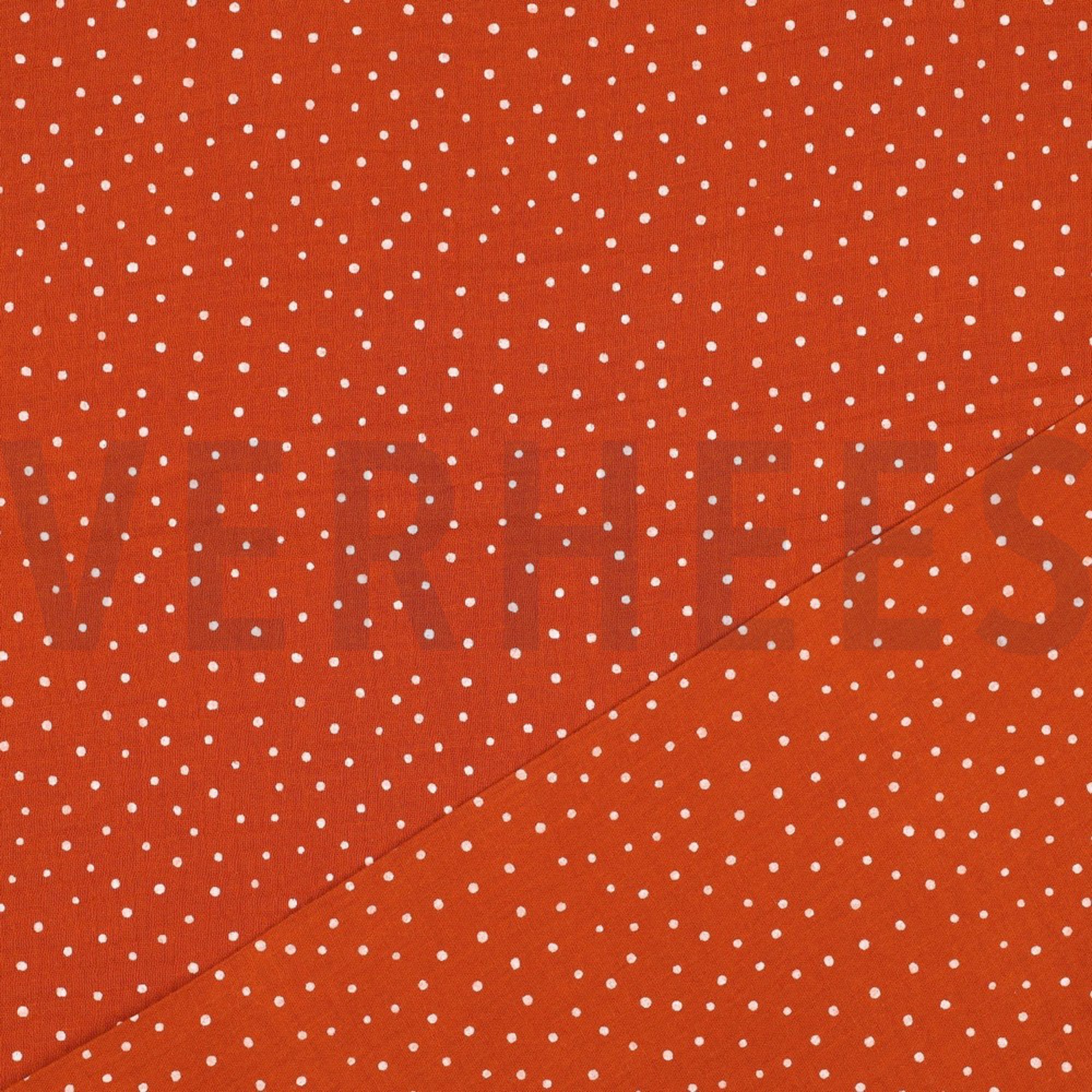 DOUBLE GAUZE KLEINE STIPPEN ROEST (high resolution) #4
