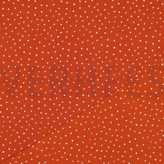 DOUBLE GAUZE KLEINE STIPPEN ROEST #7