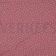 DOUBLE GAUZE LITTLE DOTS ROSEWOOD (thumbnail) #4