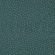 DOUBLE GAUZE KLEINE STIPPEN DONKERGROEN (thumbnail) #4