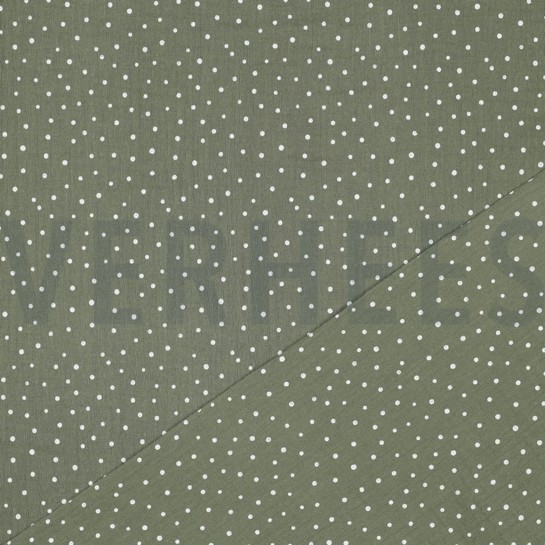 MUSSELIN KLEINE PUNKTE ESSIGGURKE #7