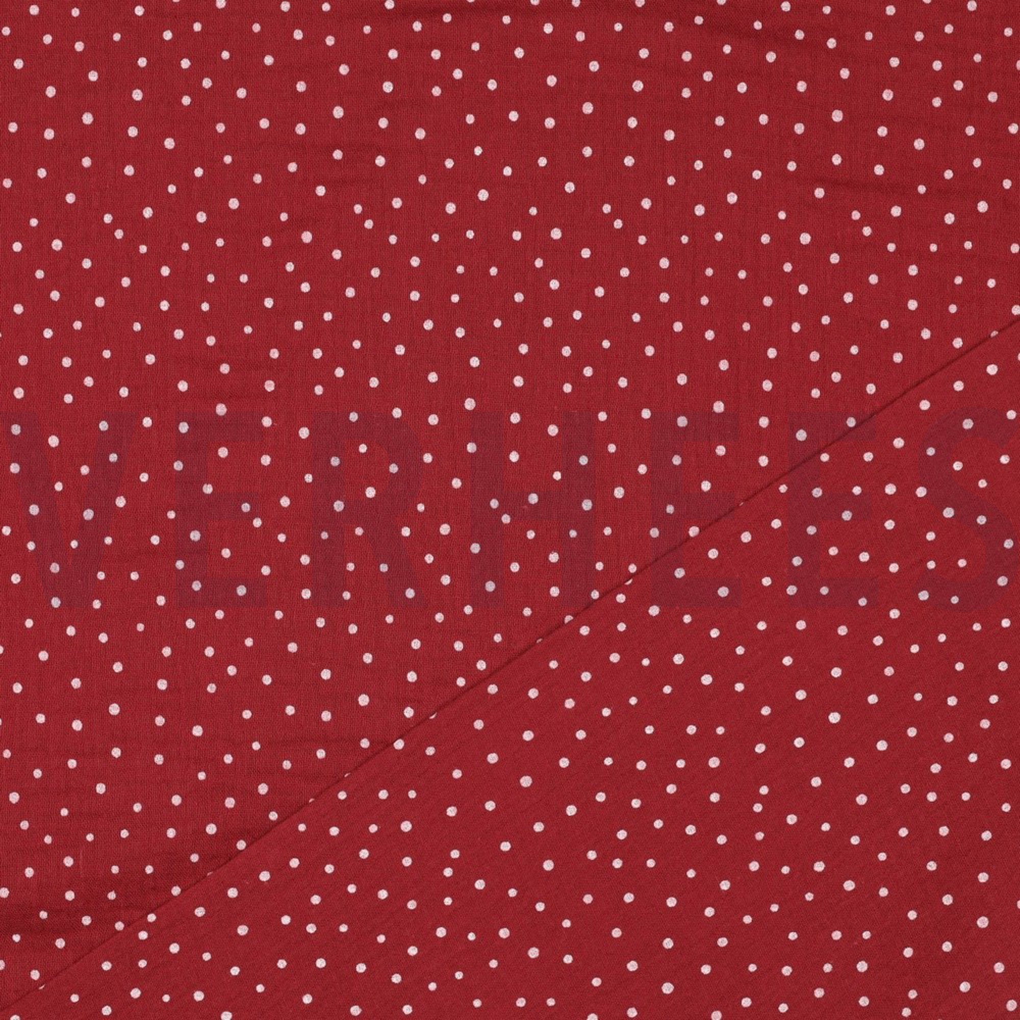 DOUBLE GAZE DE COTON PETITS POINTS BAIE (high resolution) #4