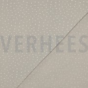 MUSSELIN KLEINE PUNKTE HELL SAND (thumbnail) #4