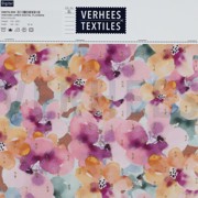 VISKOSE LUREX DIGITAL BLUMEN LILA/ORANGE (thumbnail) #4