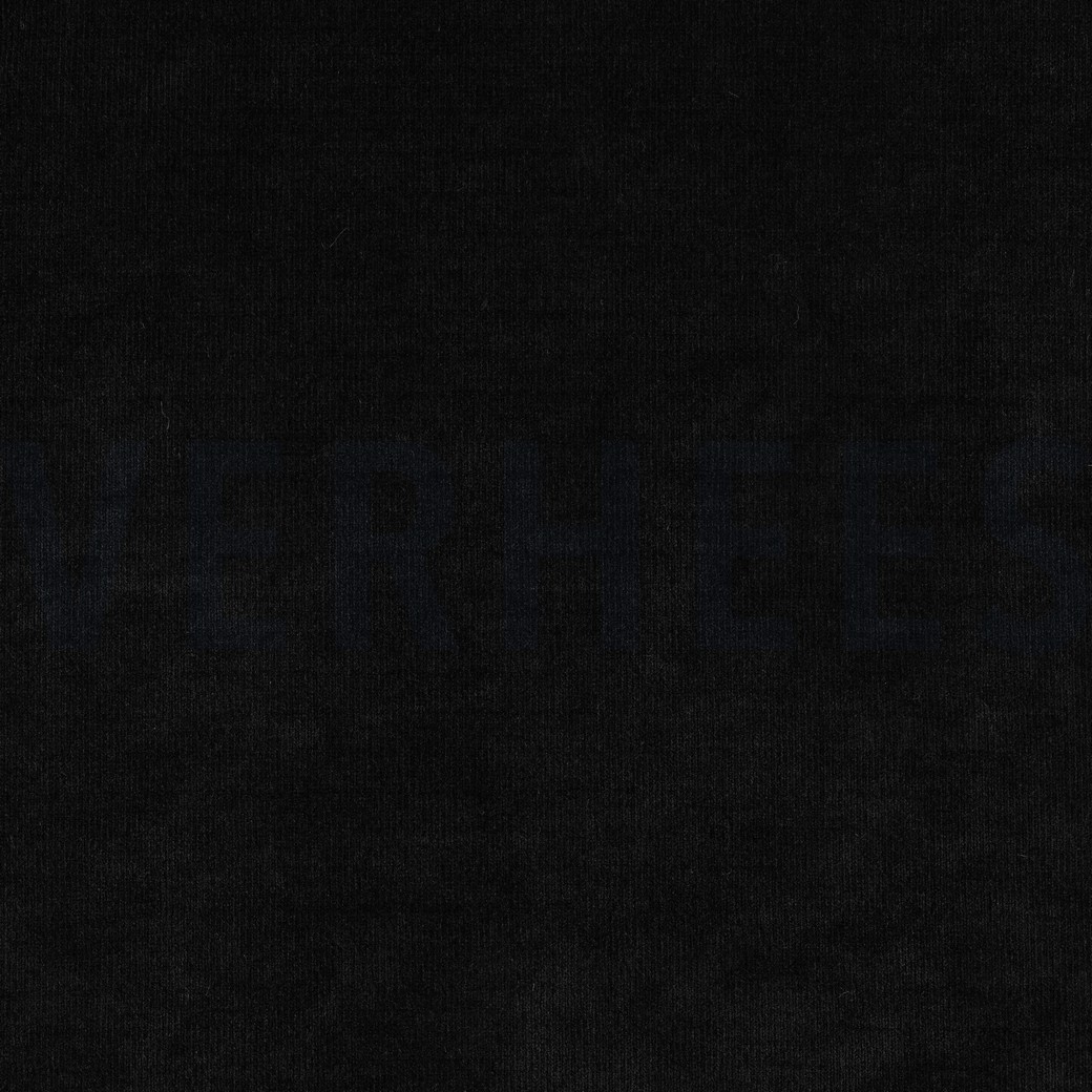 DOUBLE SIDED KNITTED VELOURS SHERPA BLACK #7