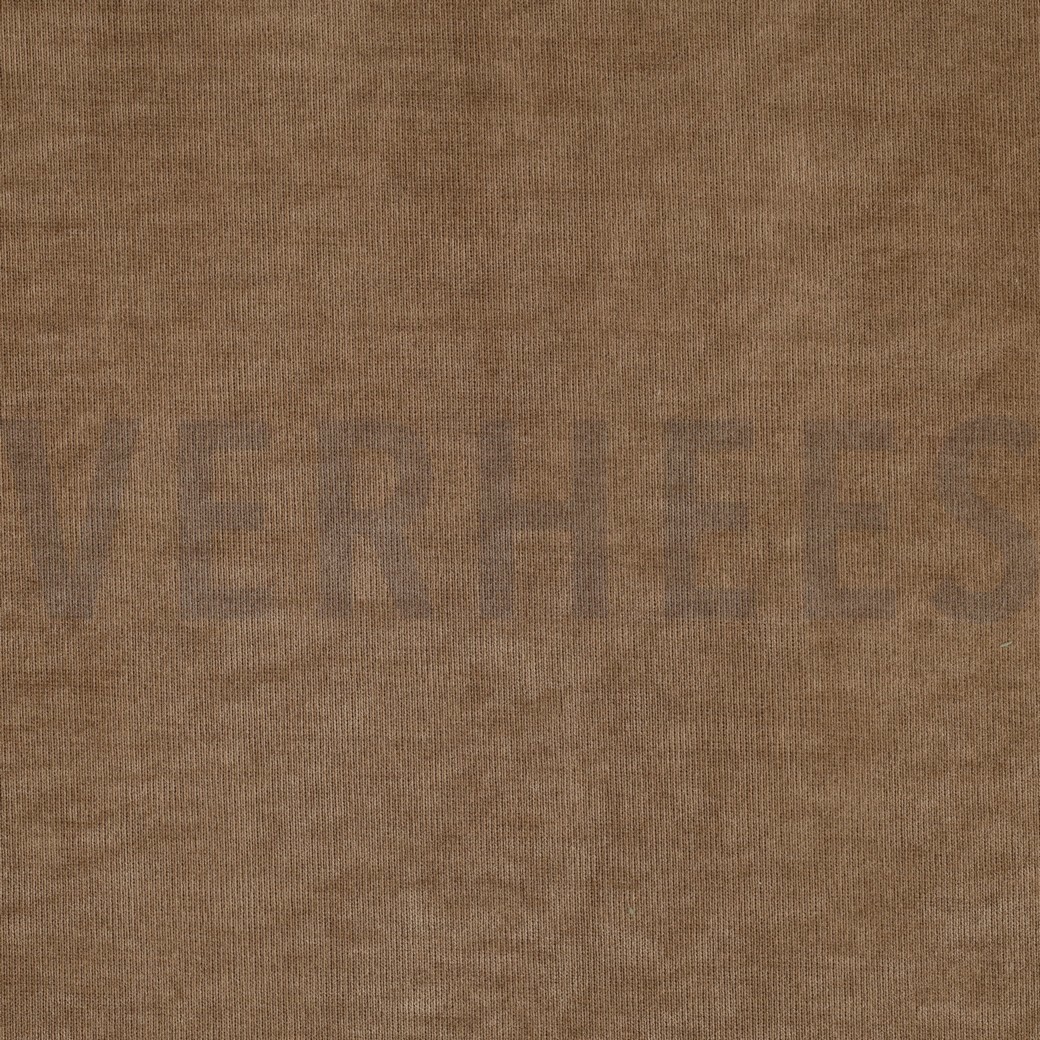 DOUBLE SIDED KNITTED VELOURS SHERPA TAUPE #7