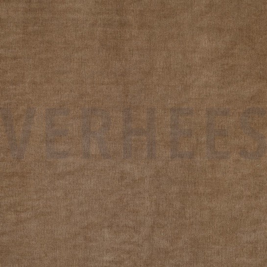 BEIDSEITIG GESTRICKTER VELOURS SHERPA TAUPE #7