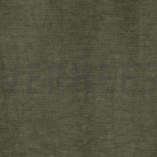 DOUBLE SIDED KNITTED VELOURS SHERPA ARMY GREEN #7