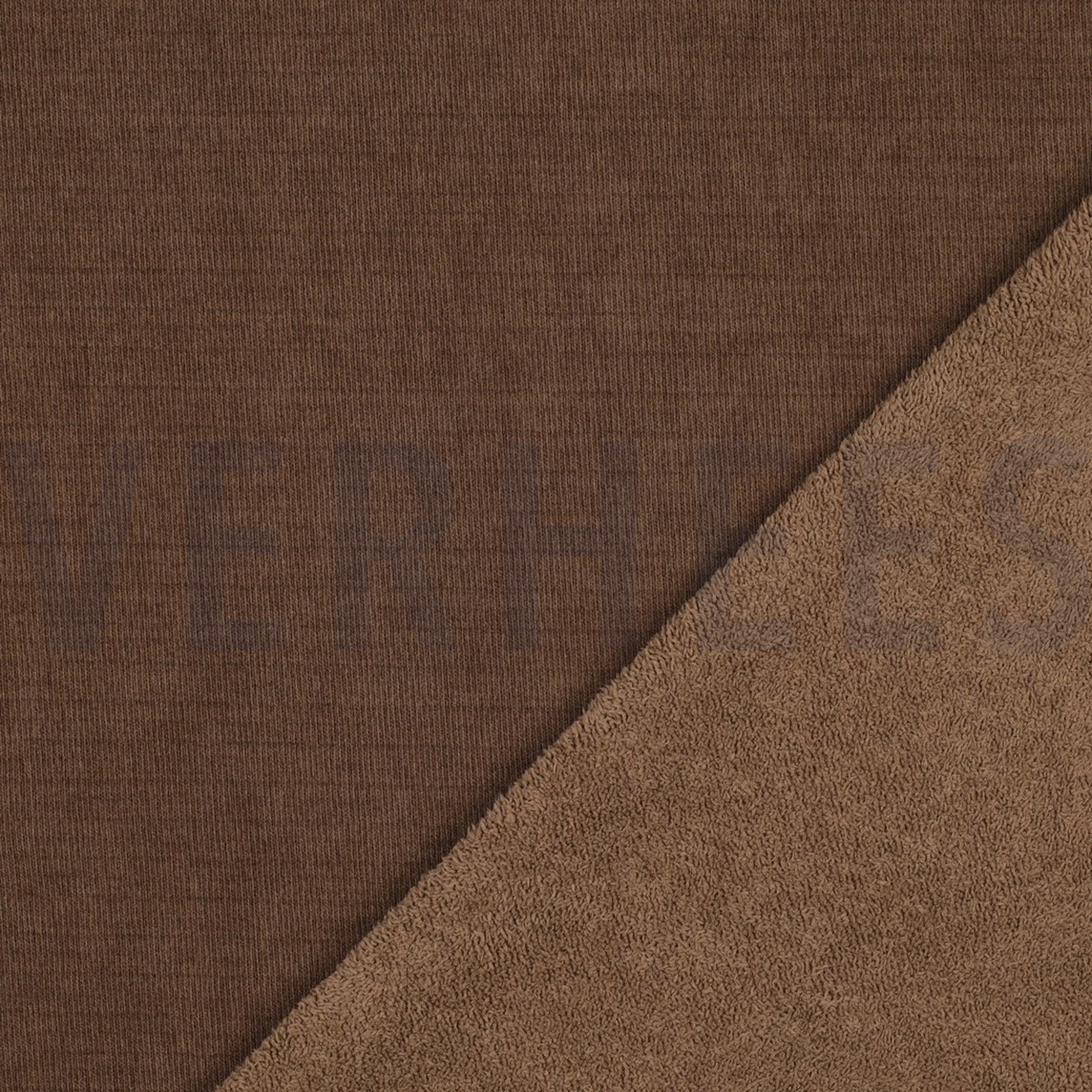 DUBBEL GEBREID VELOURS SHERPA BRUIN (high resolution) #4