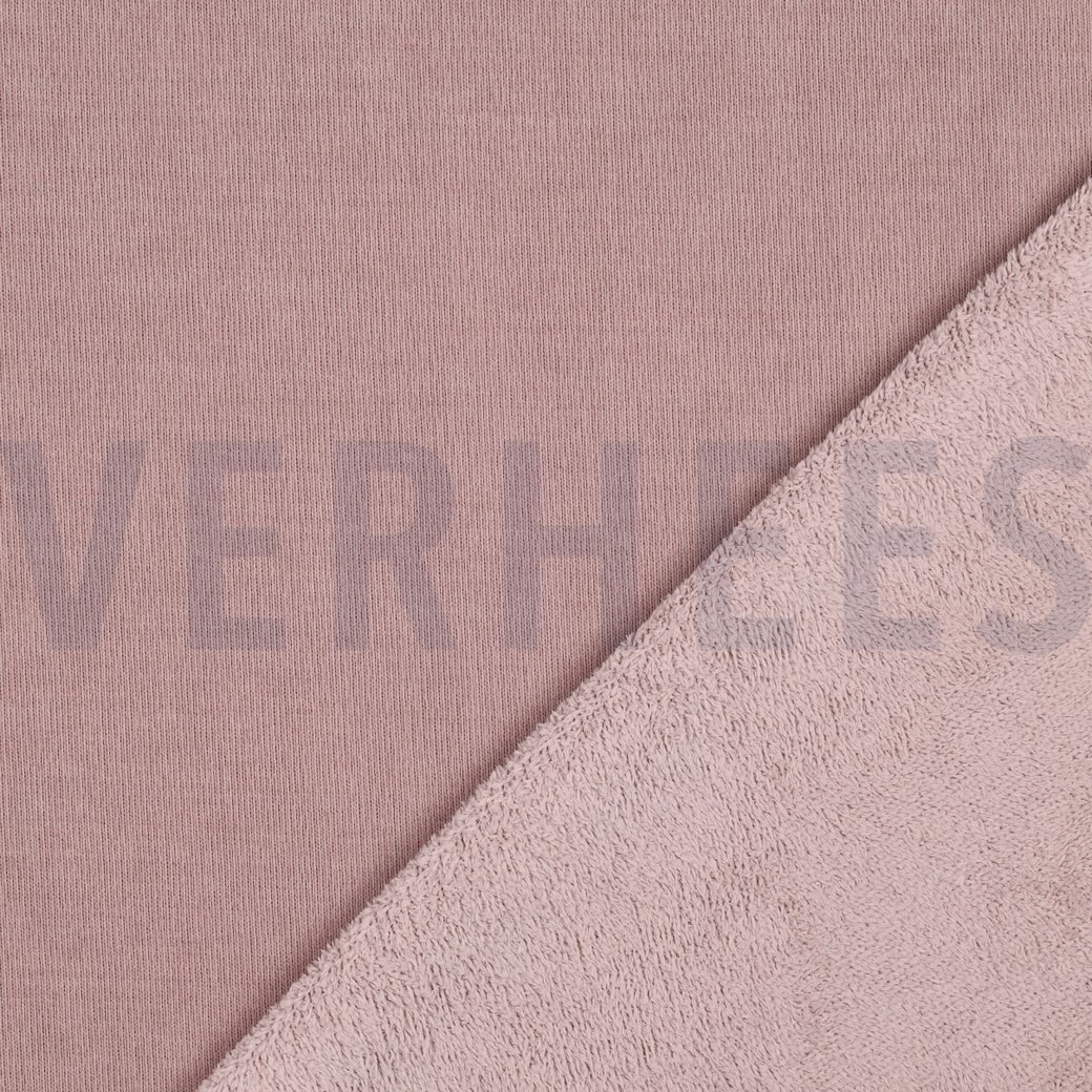 DOUBLE SIDED KNITTED VELOURS SHERPA ROUGE #7
