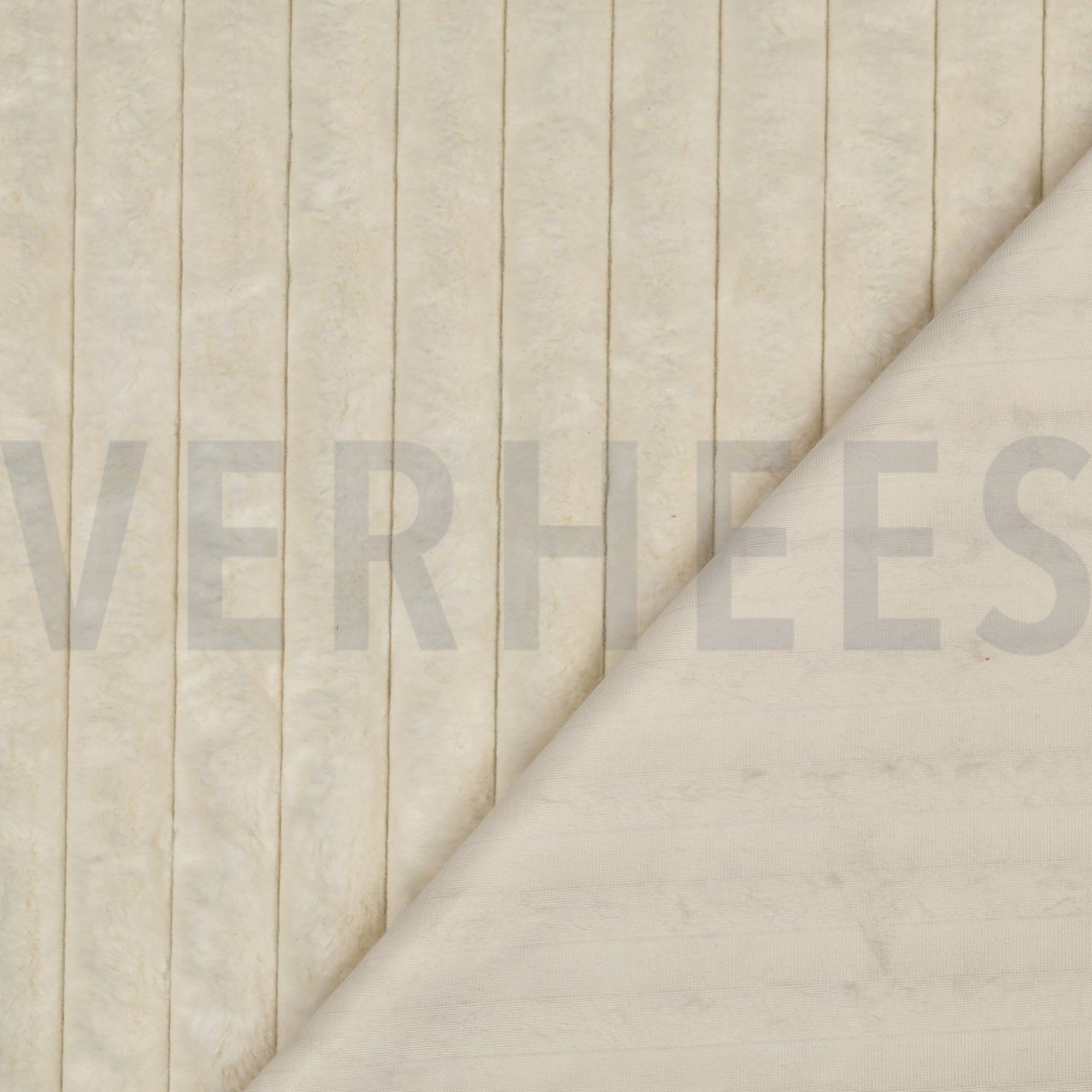 KUNSTPELZ STREIFEN ECRU (high resolution) #4